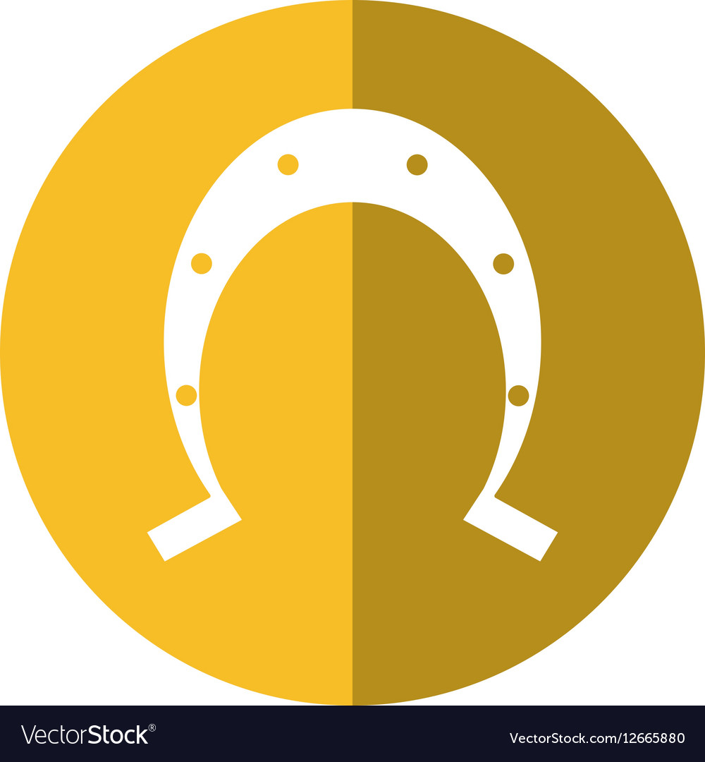 Uncategorized Lucky Symbol st patrick day horseshoe lucky symbol shadow vector image image