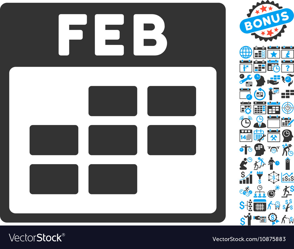 february calendar page