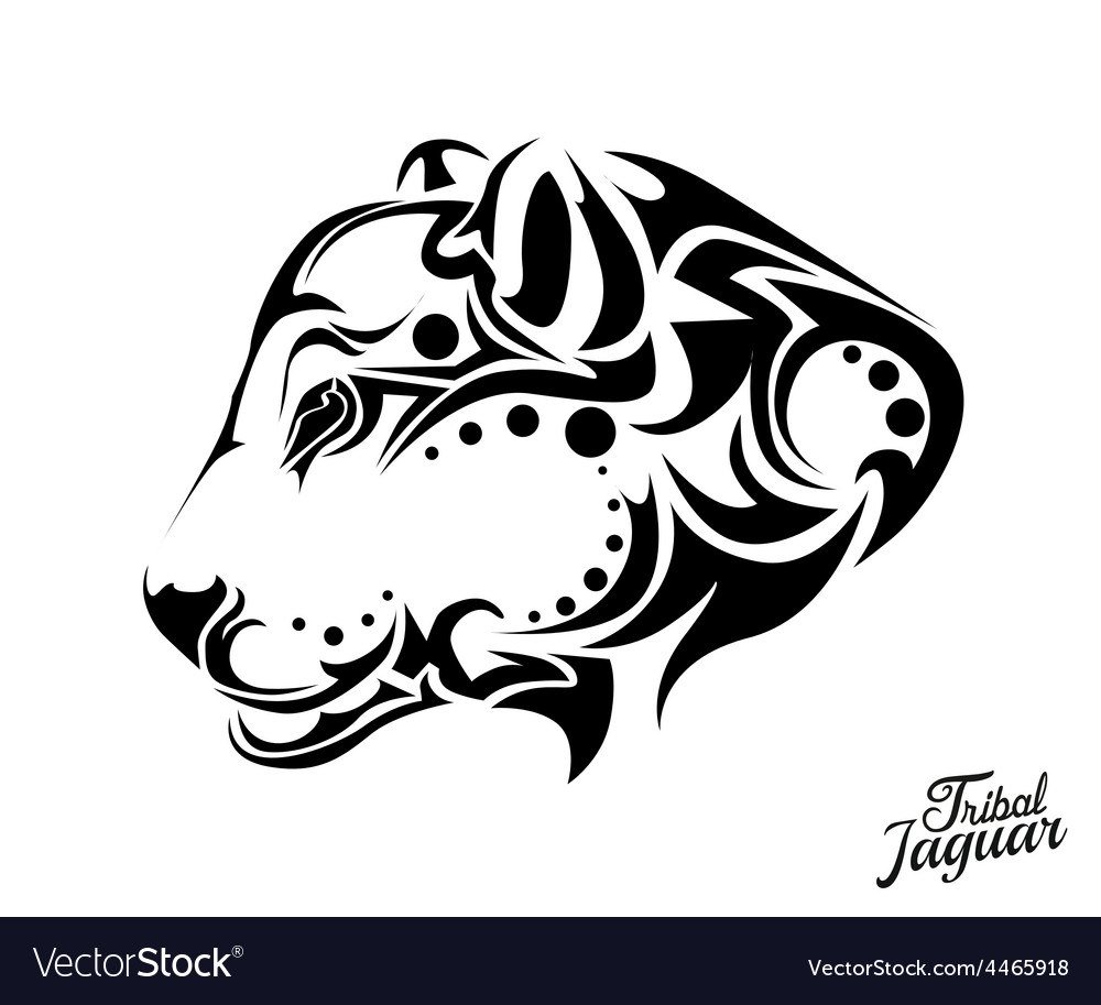 tribal jaguar tattoo royalty free vector image tribal jaguar tattoo royalty free vector image