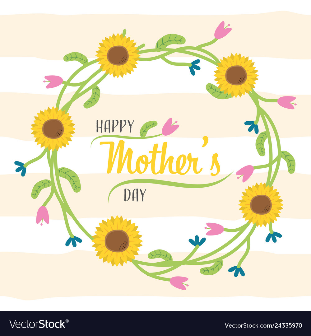 Happy Mothers Day Royalty Free Vector Image Vectorstock Happy Mothers Day Royalty Free Vector Image Vectorstock