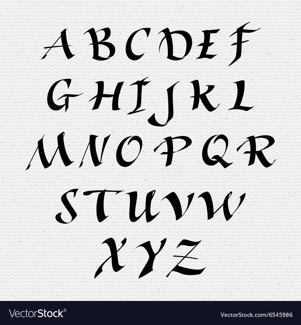 lettering font