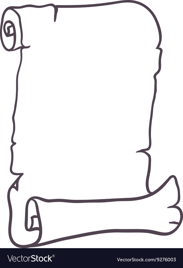 Old paper roll vector paper Old paper roll vector paper