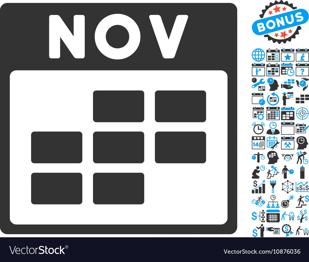 november calendar page