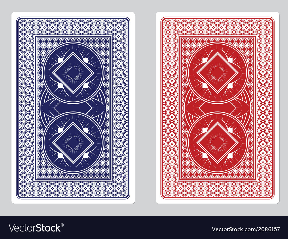 Download Playing Card Back Designs Royalty Free Vector Image