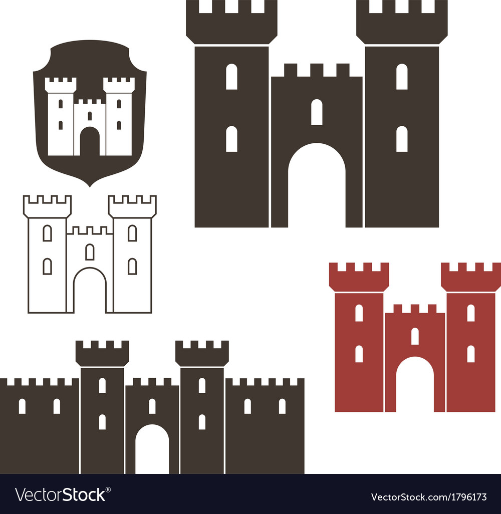 Castle Royalty Free Vector Image - VectorStock