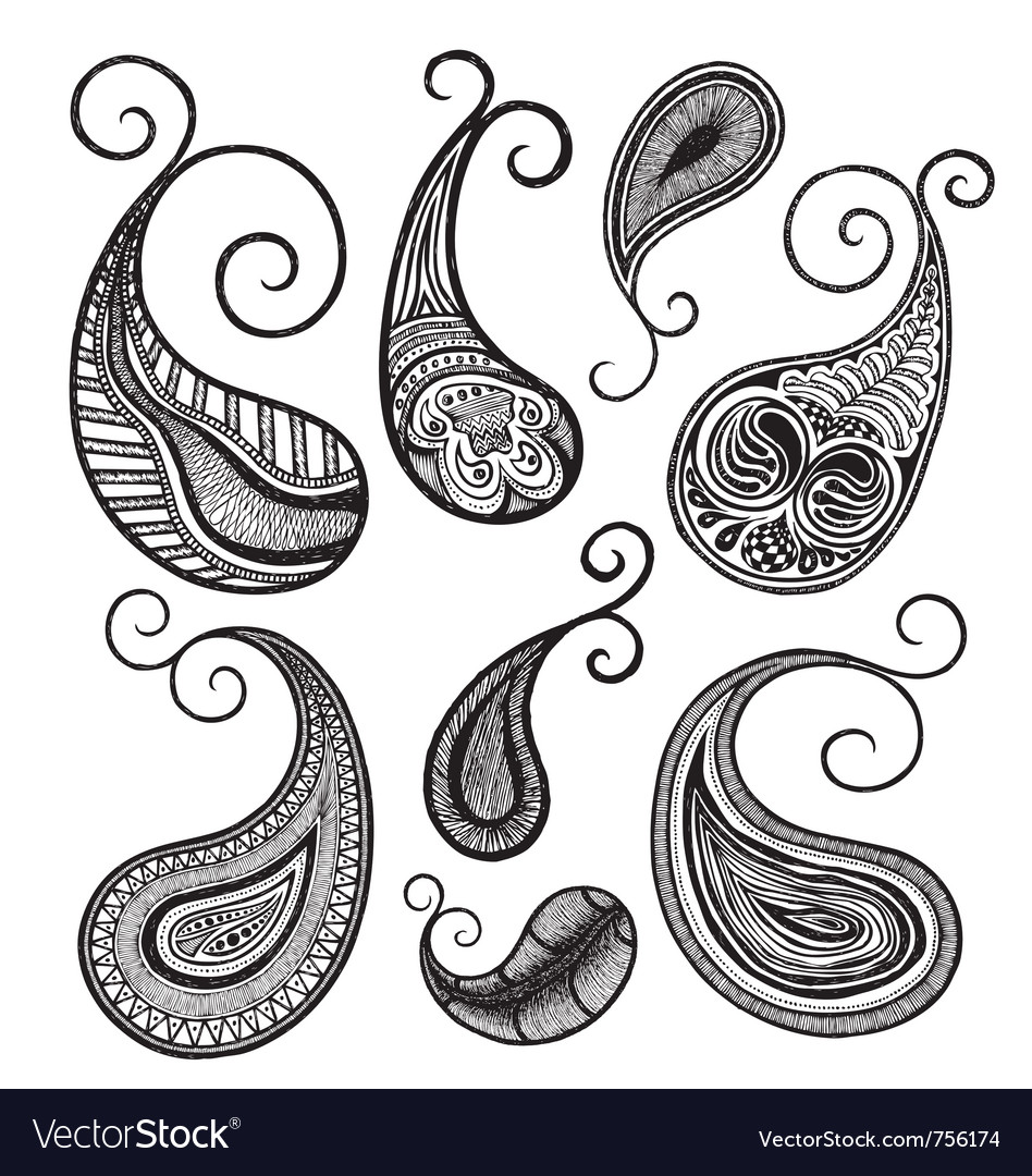 paisley vector