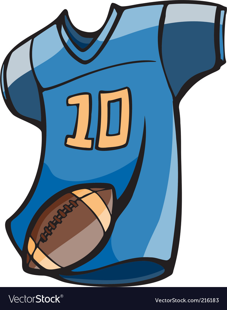 Football jersey Royalty Free Vector Image - VectorStock