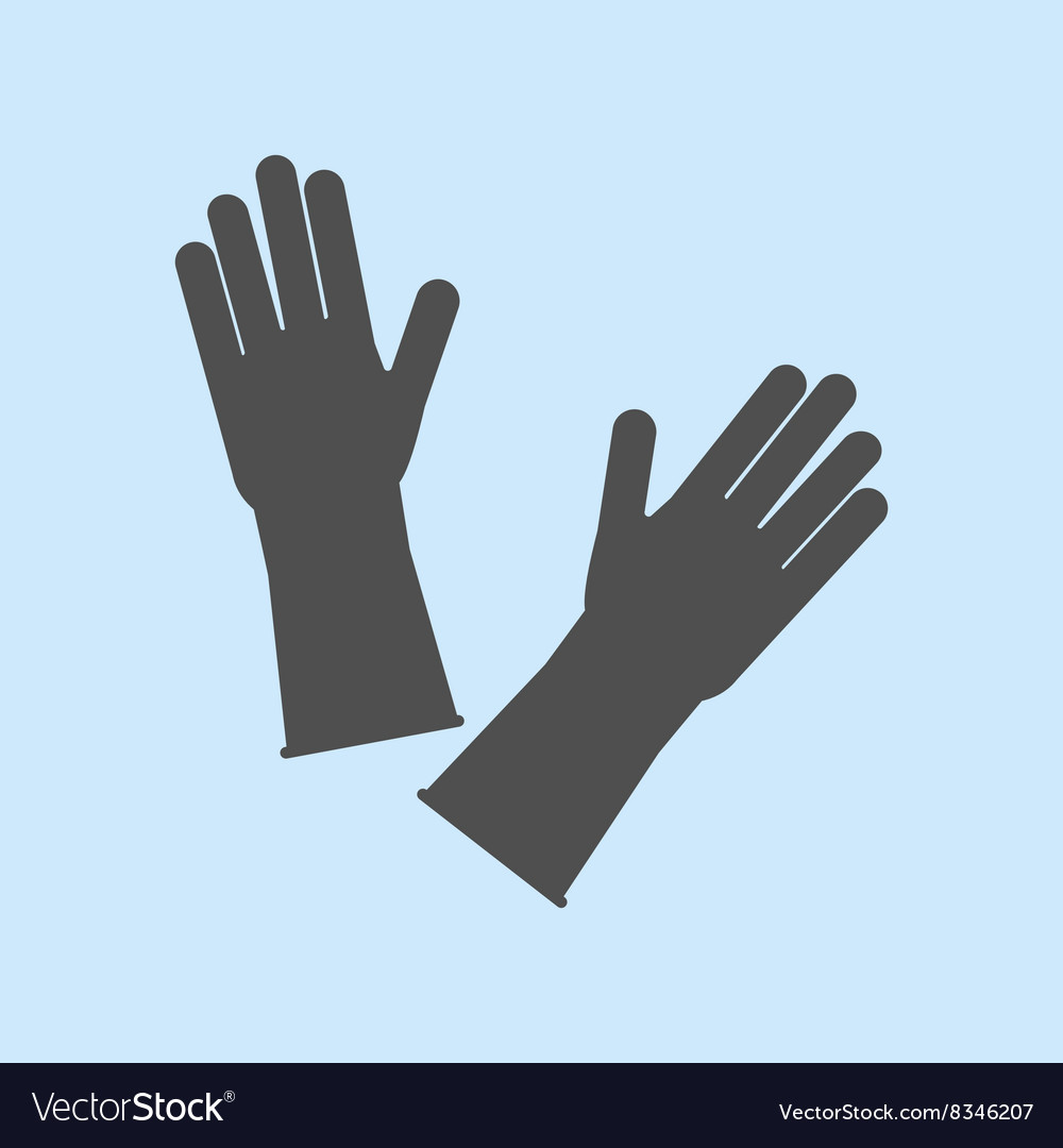 Download Latex Rubber Gloves Royalty Free Vector Image - VectorStock