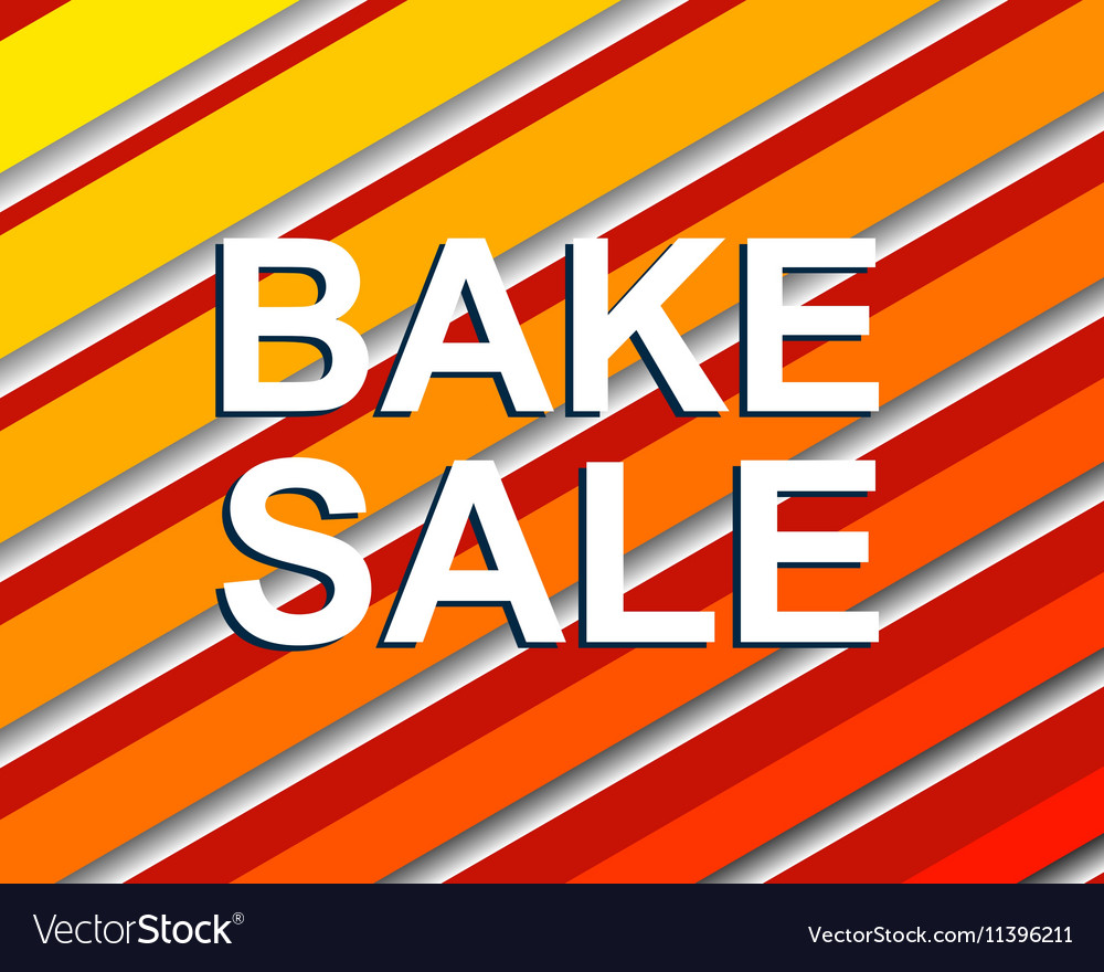 bake sale poster