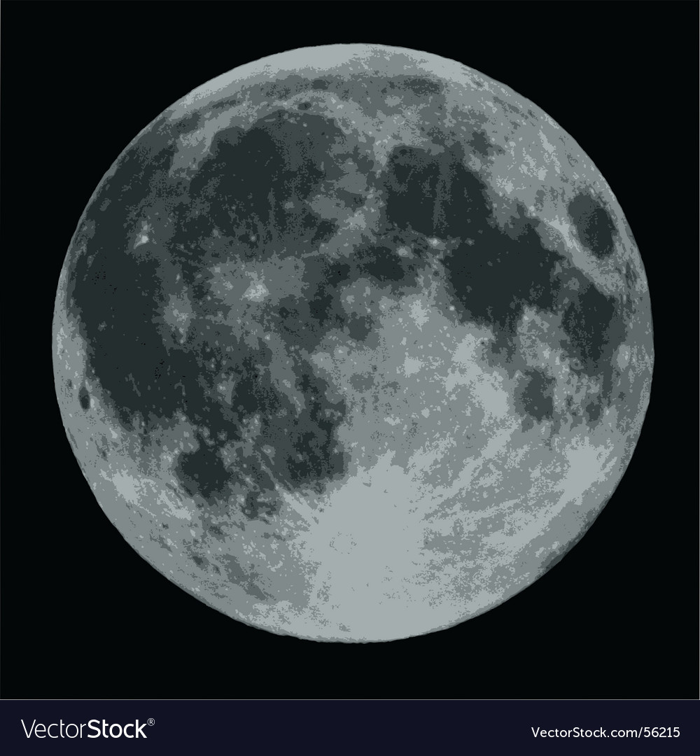 Moon Royalty Free Vector Image - VectorStock