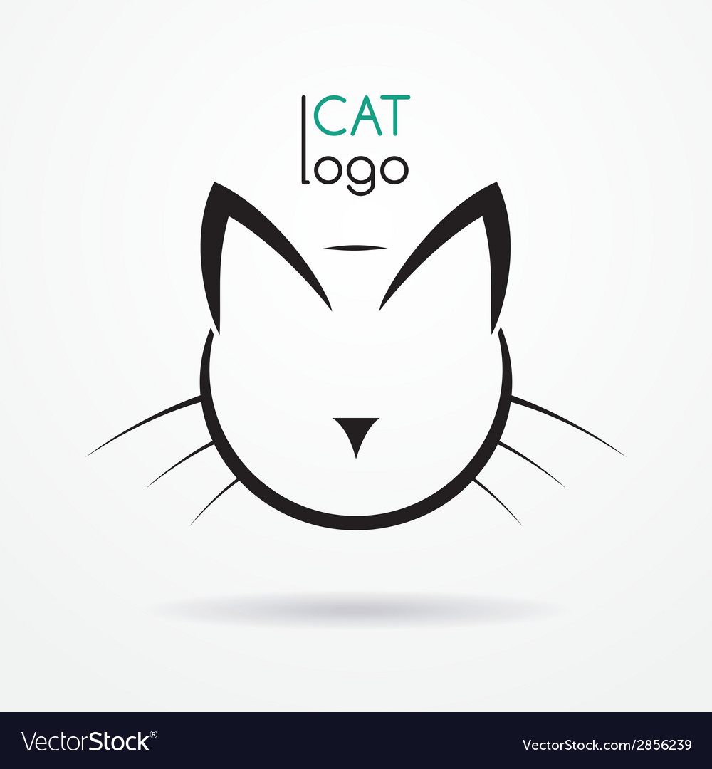 Cat logo Royalty Free Vector Image VectorStock