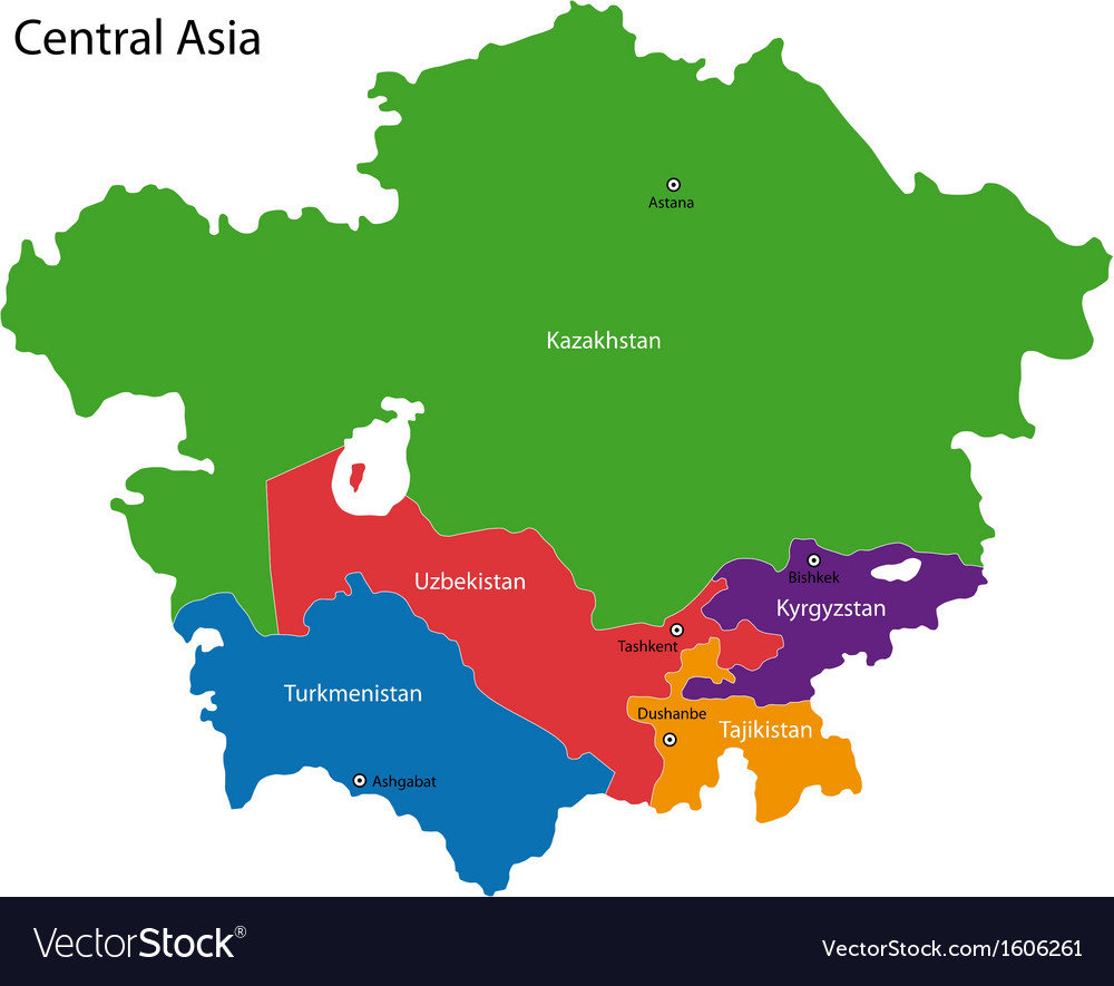 Central Asia Map