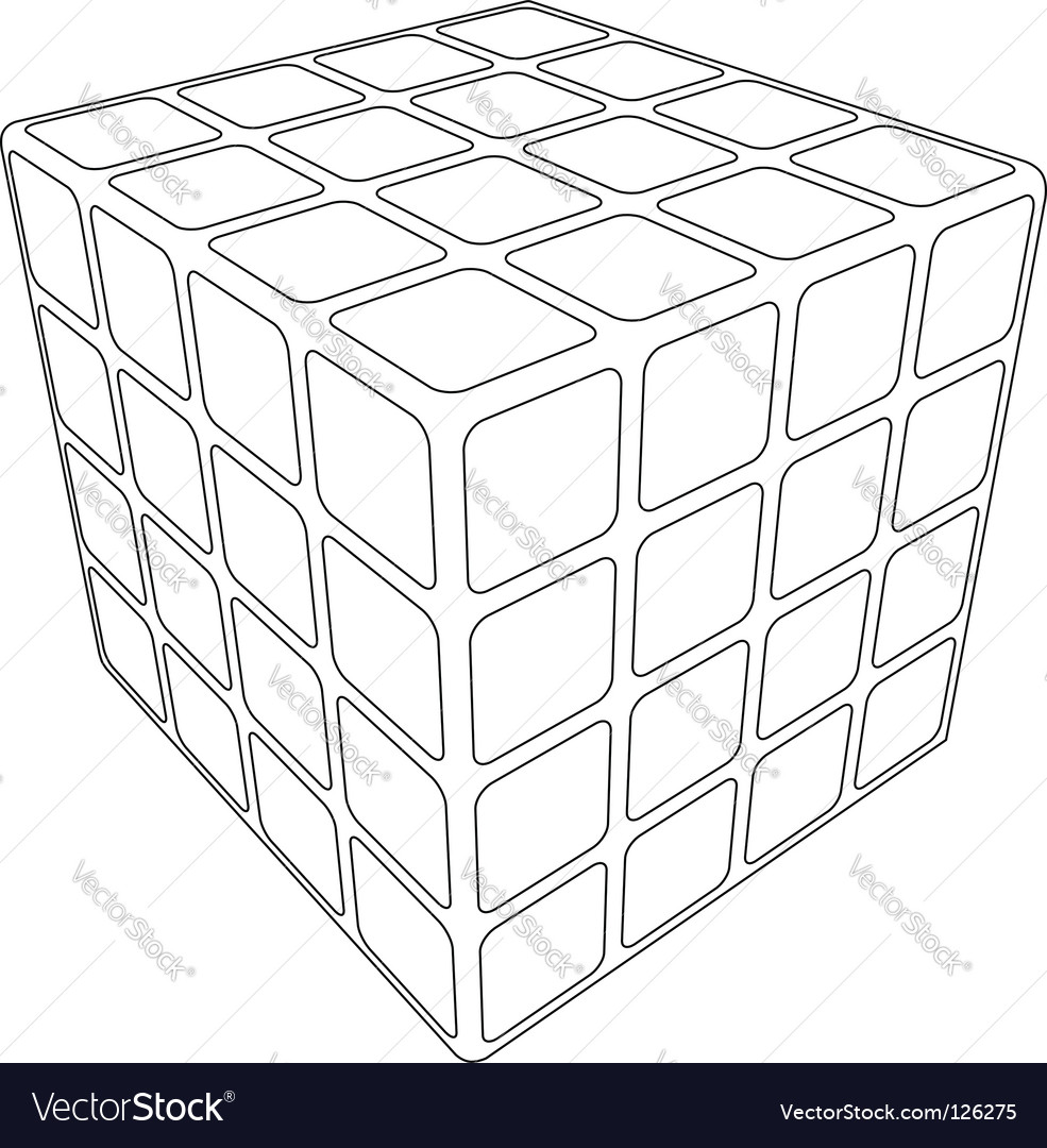 Cube Royalty Free Vector Image VectorStock