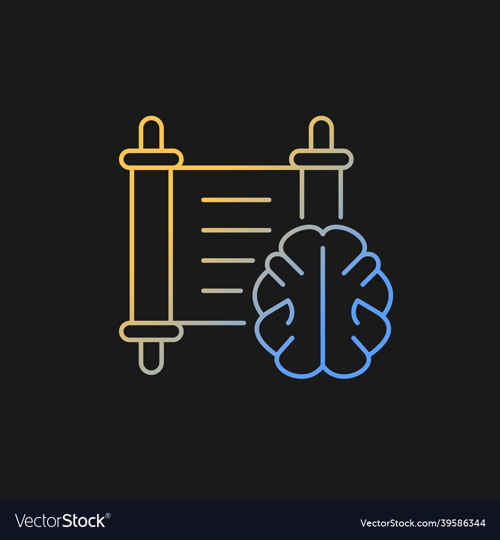 Philosophy Gradient Icon For Dark Theme Royalty Free Vector Philosophy Gradient Icon For Dark Theme Royalty Free Vector