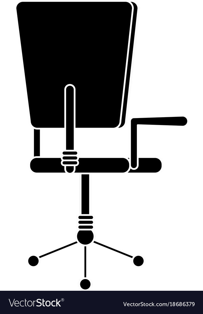 Isolated chair design Royalty Free Vector Image Isolated chair design Royalty Free Vector Image