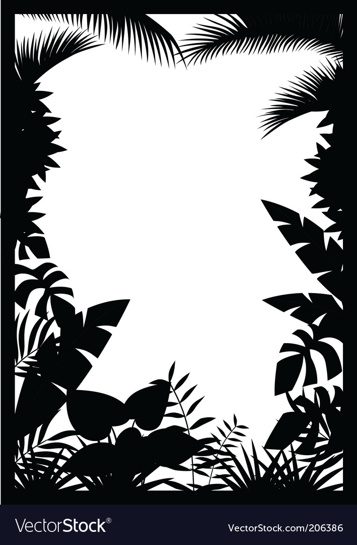 Download Forest silhouette Royalty Free Vector Image - VectorStock