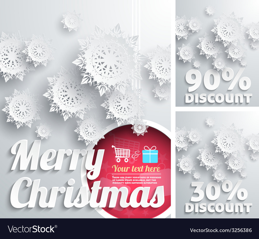 merry christmas background vector