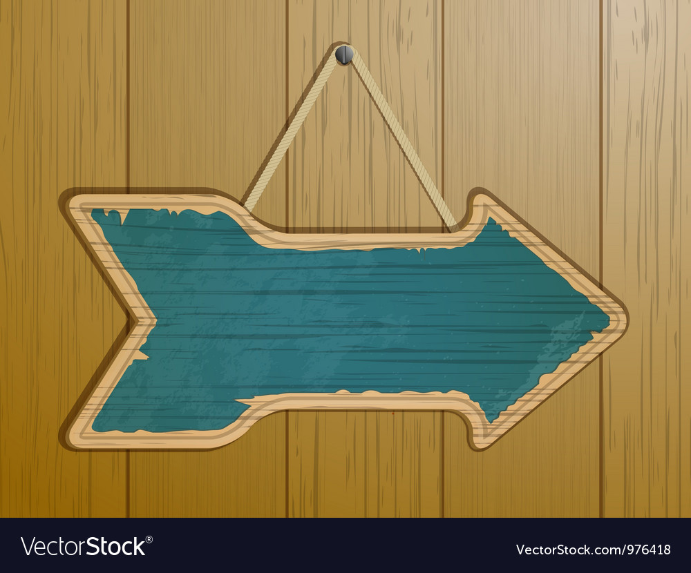 Vintage arrow sign Royalty Free Vector Image - VectorStock