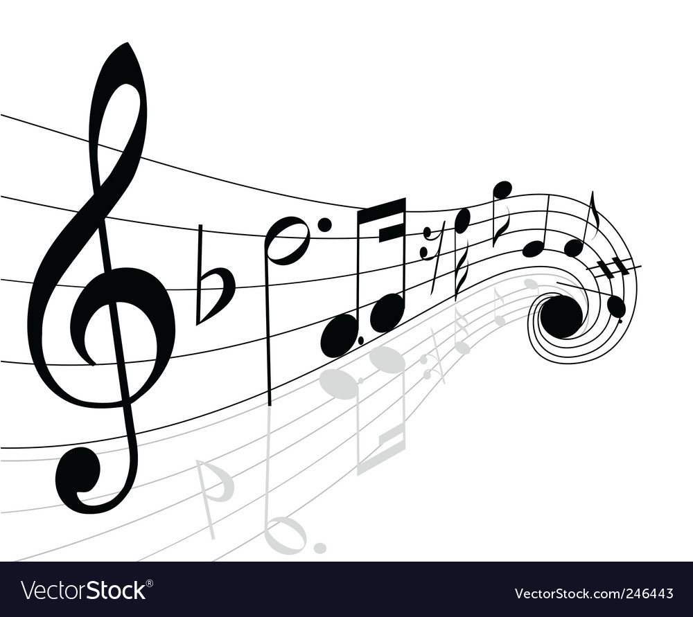 Musical notes Royalty Free Vector Image - VectorStock