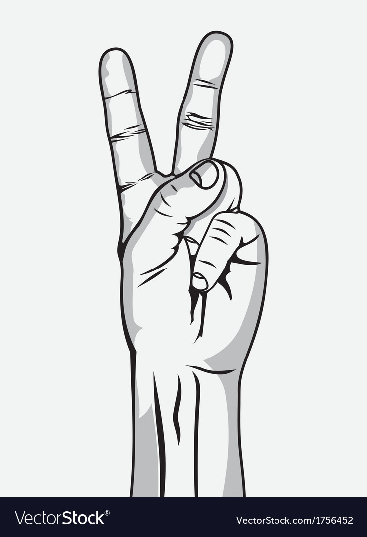 Download Dva prsta resize Royalty Free Vector Image - VectorStock