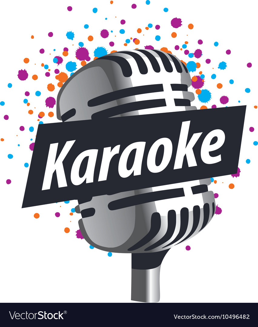 Logo karaoke Royalty Free Vector Image VectorStock