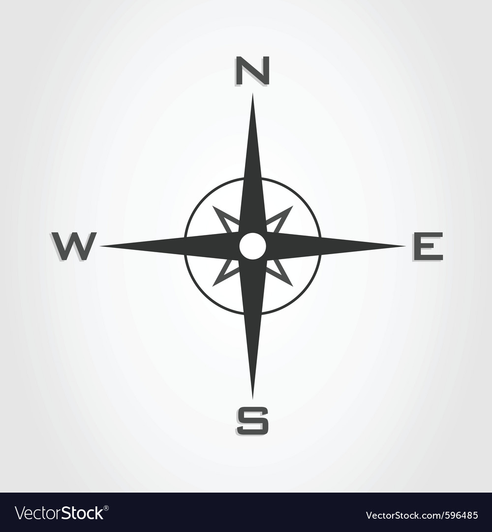 Compass world Royalty Free Vector Image VectorStock