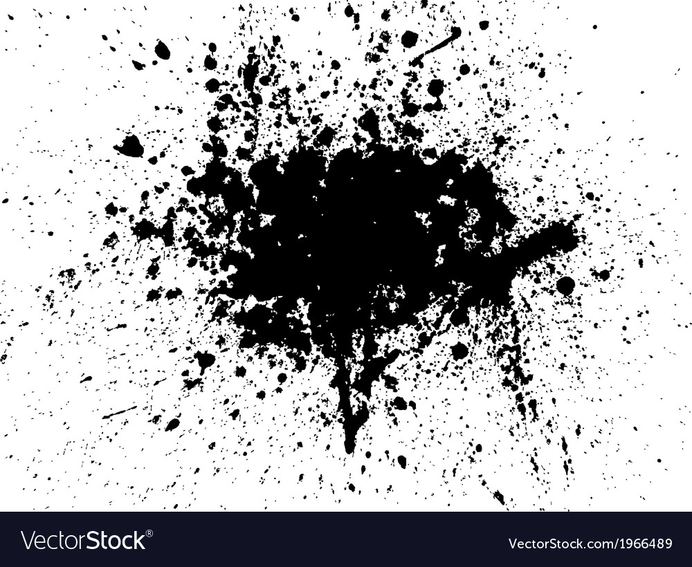 Black splash Royalty Free Vector Image - VectorStock