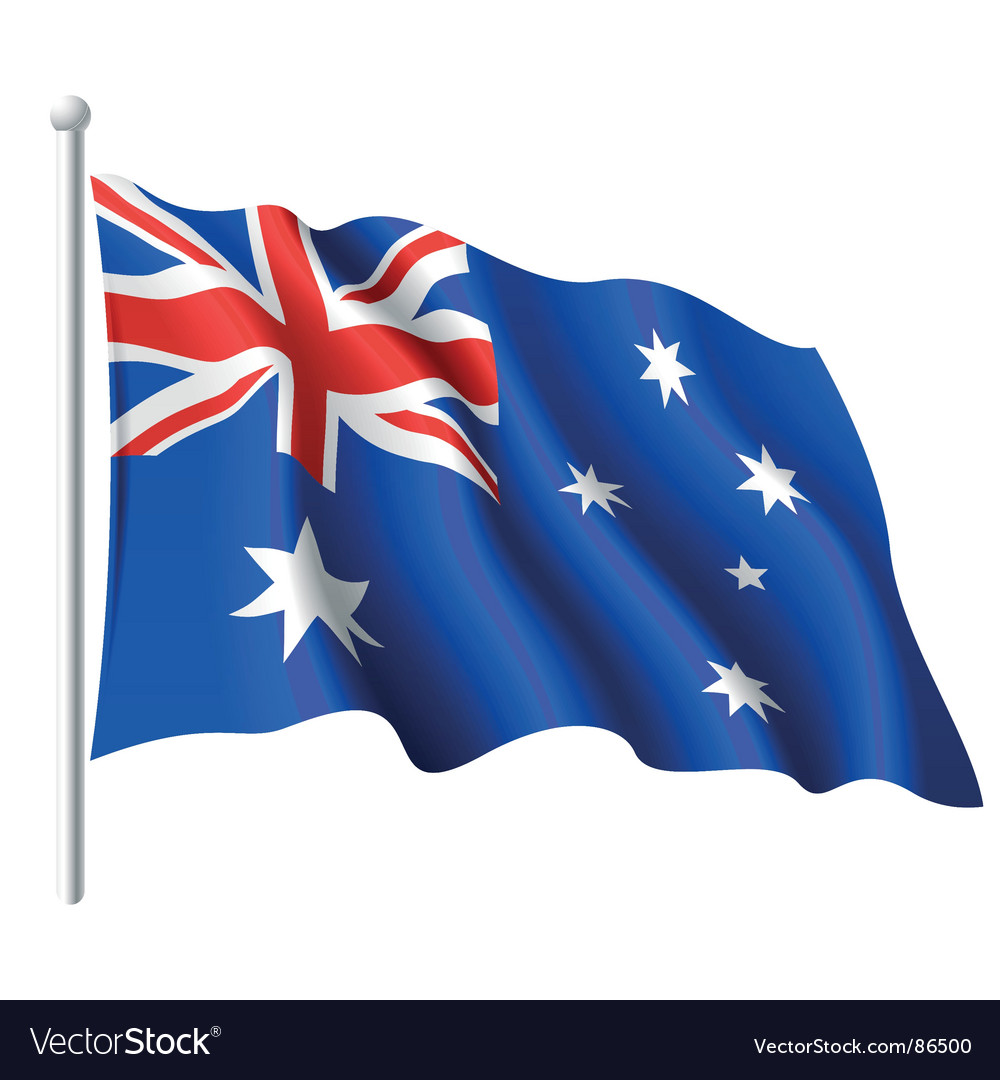 Download Flag of australia Royalty Free Vector Image - VectorStock