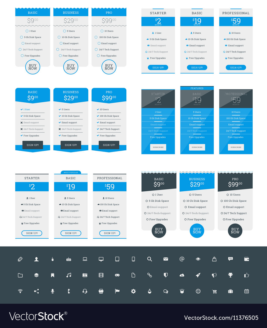 table website templates