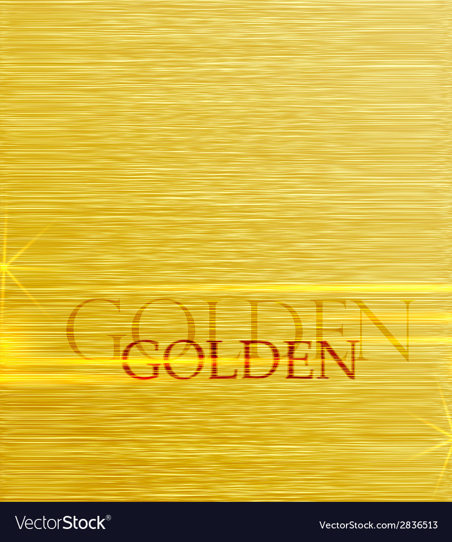 Background Gold Royalty Free Vector Image VectorStock