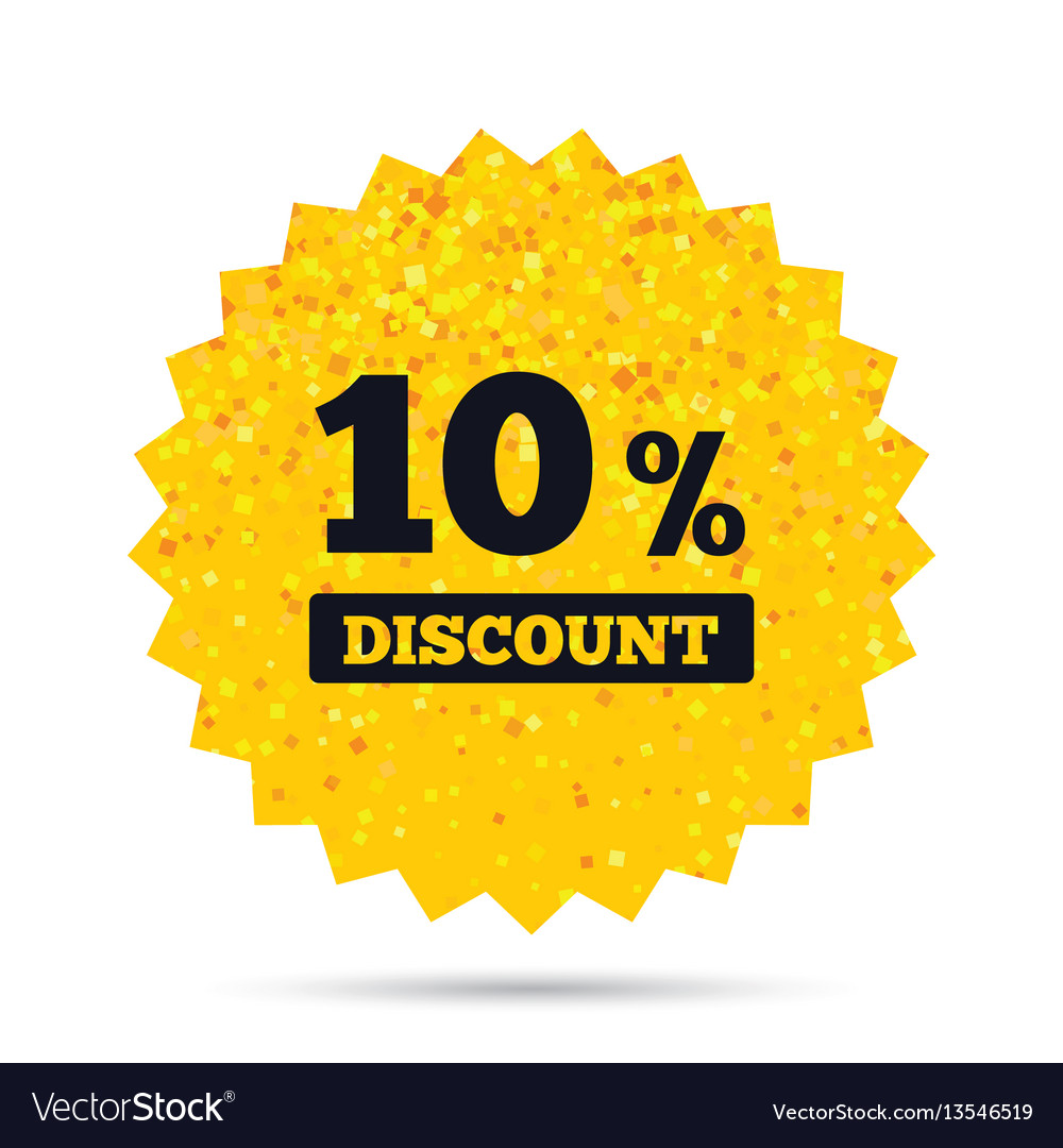 10 Percent Discount Sign Icon Sale Symbol Vector Image 10-percent-discount-sign-icon-sale-symbol-vector-image