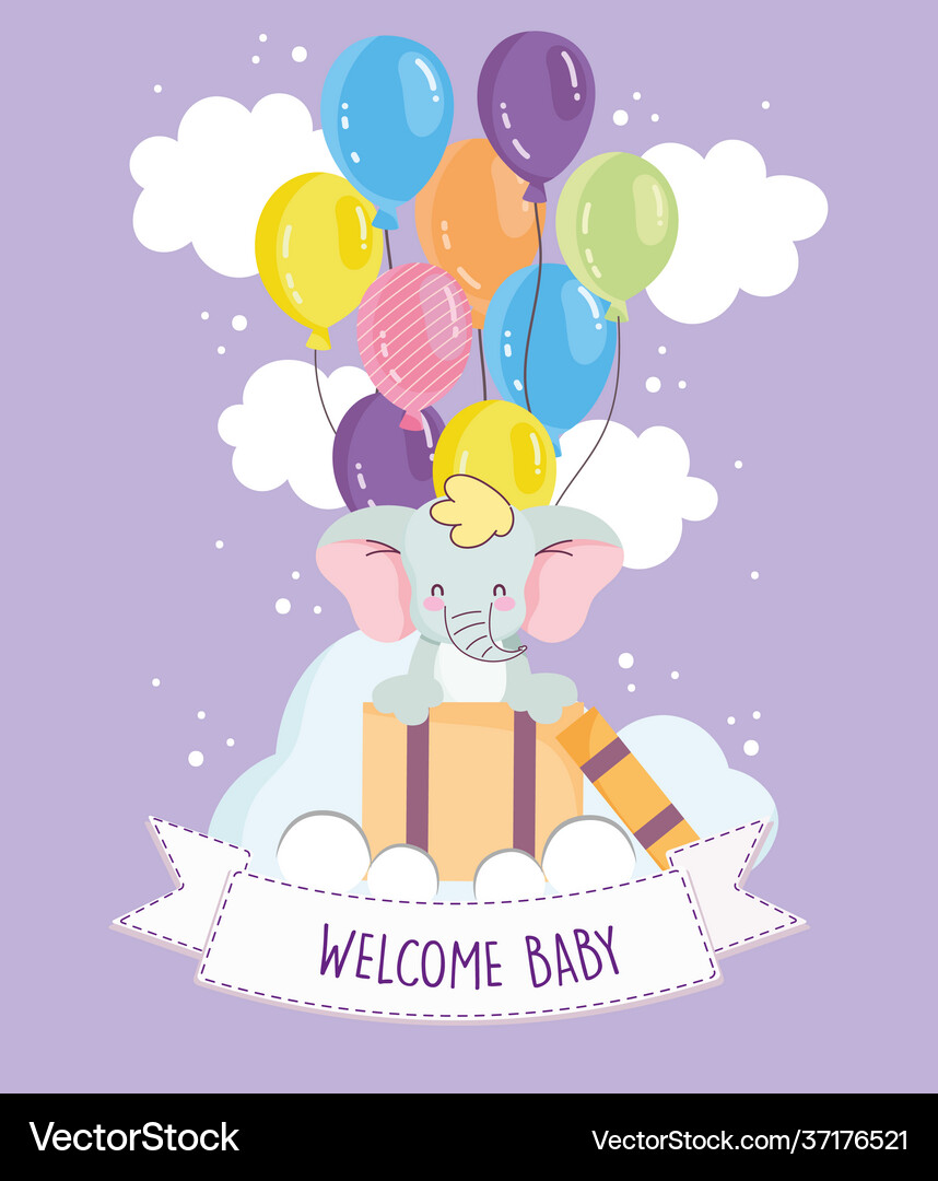 Baby shower celebration Royalty Free Vector Image