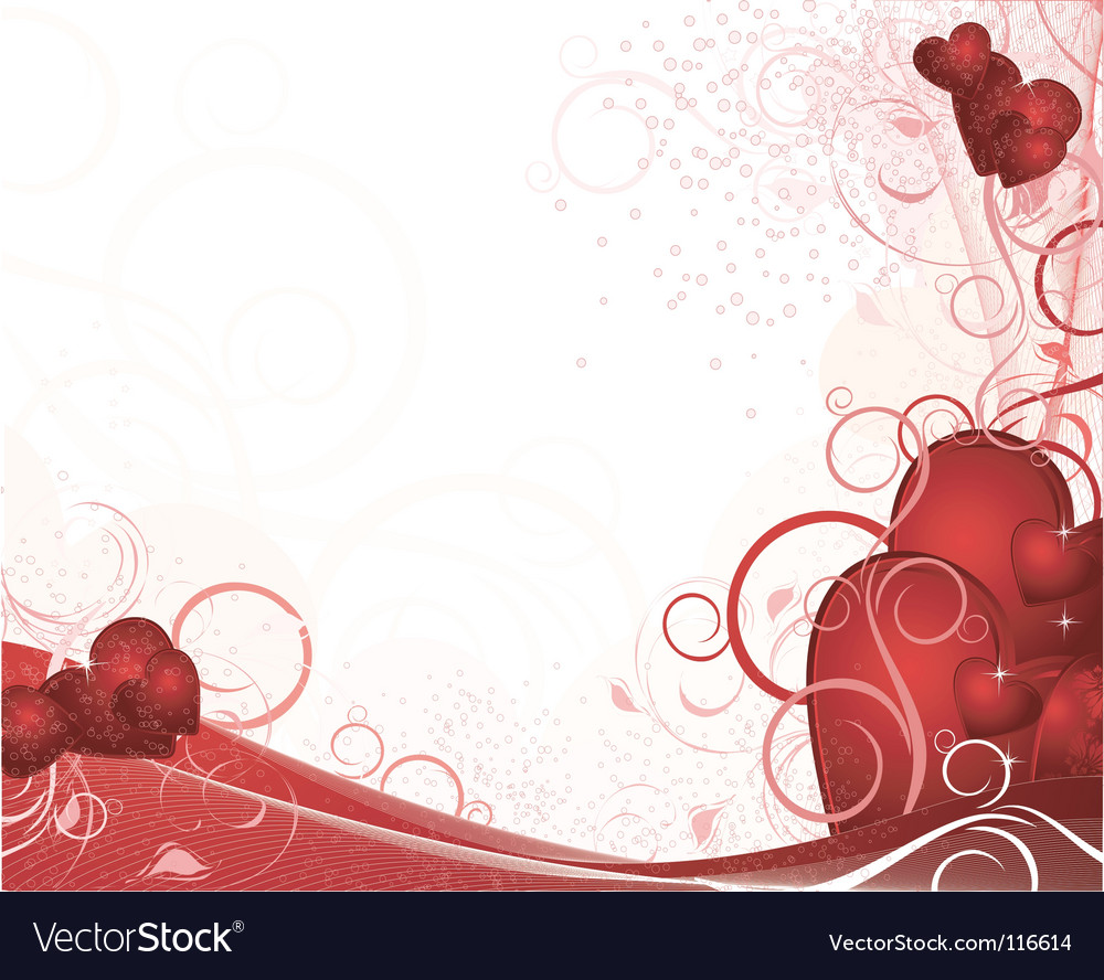 White valentines background Royalty Free Vector Image
