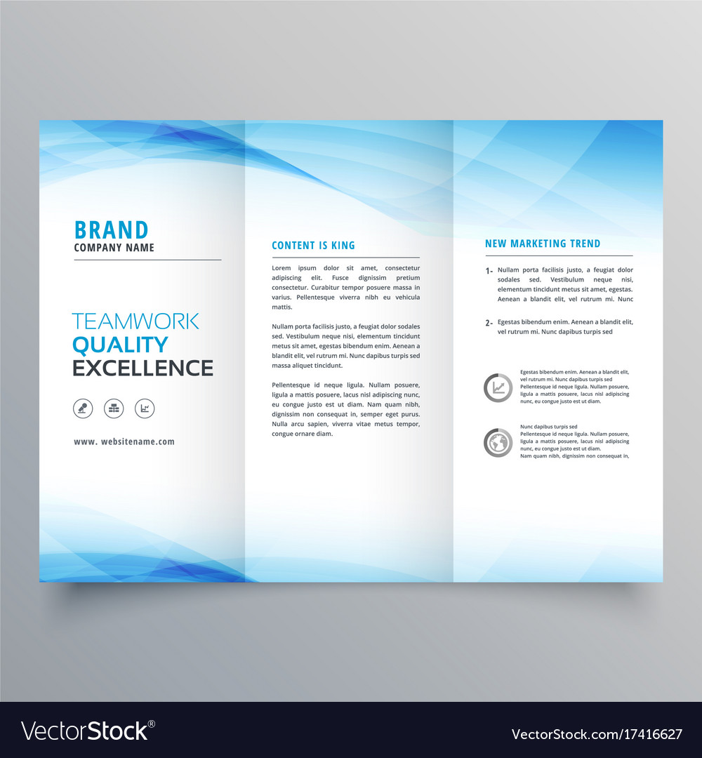 business trifold