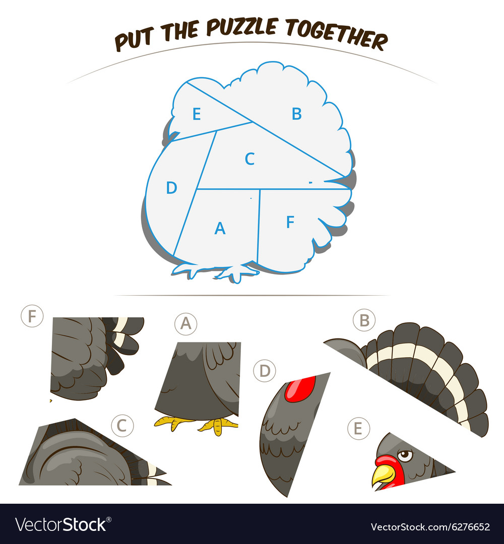 Uncategorized Turkey Puzzle puzzle game for children turkey royalty free vector image image