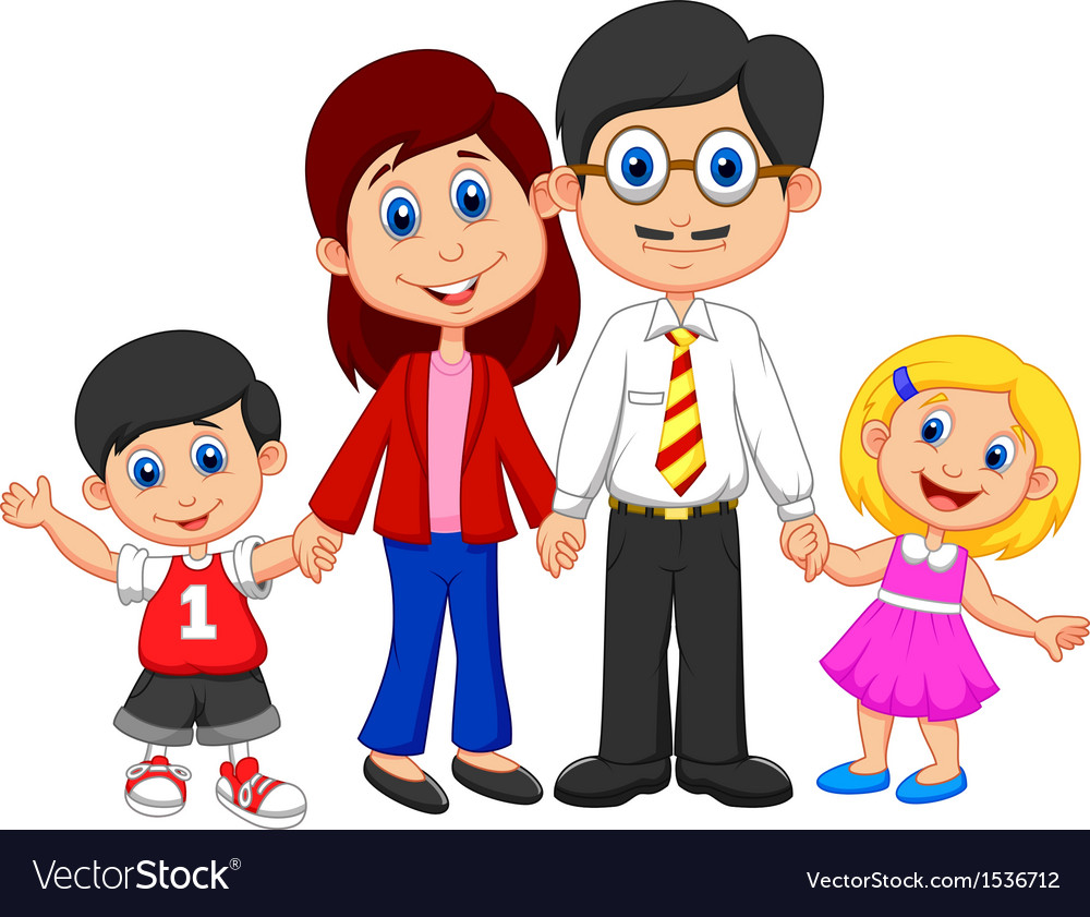 cartoon family