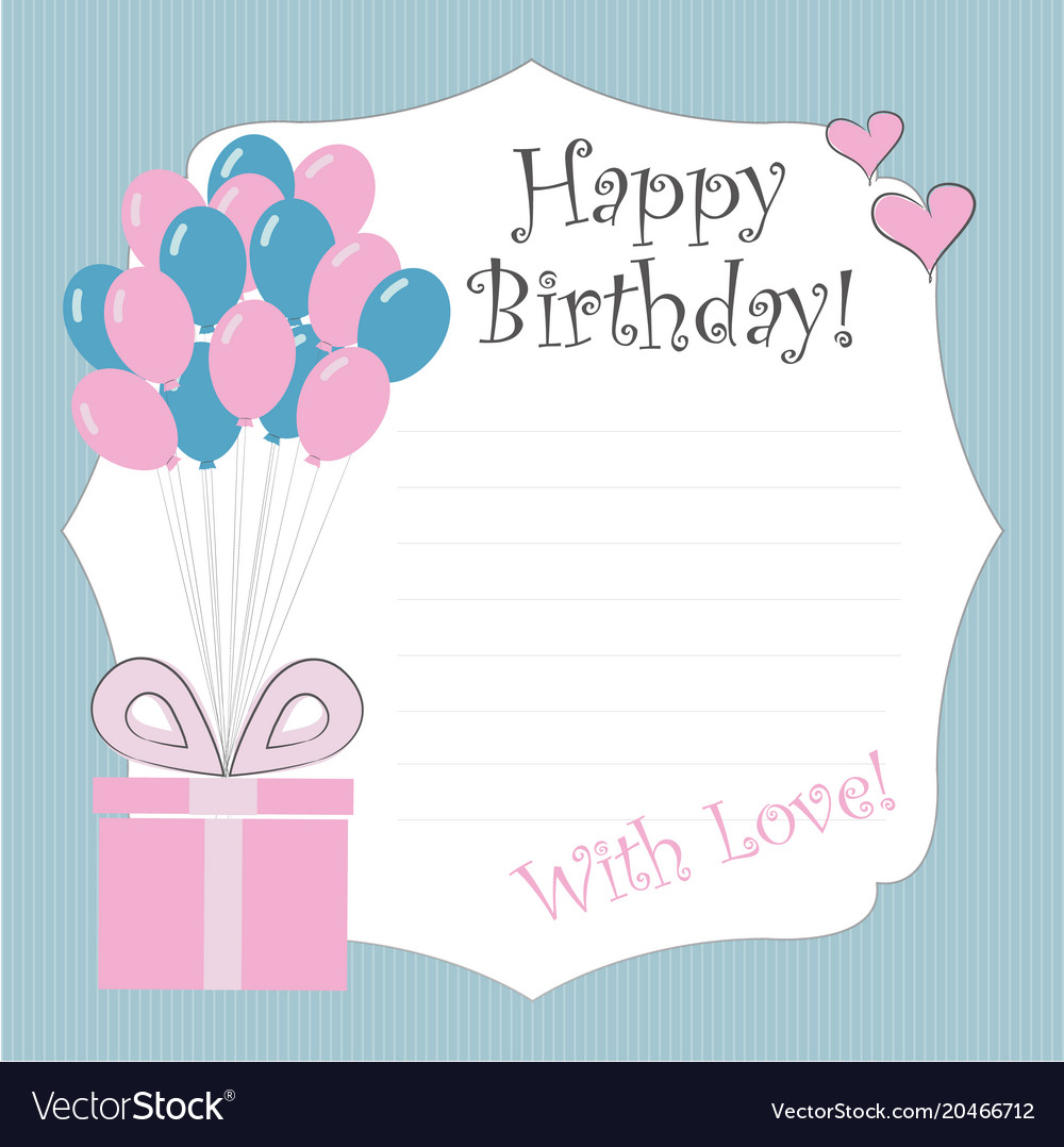 newborn birthday cards royalty free vector image