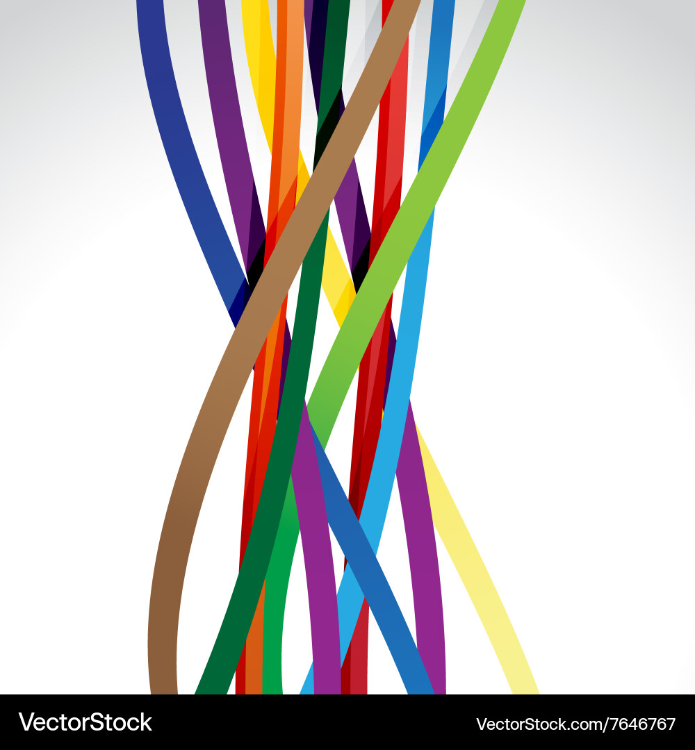 Crossed wires Royalty Free Vector Image VectorStock