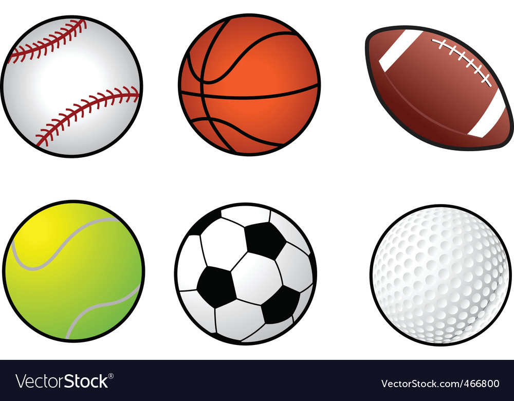 Sports Balls Royalty Free Vector Image Vectorstock Sports Balls Royalty Free Vector Image Vectorstock