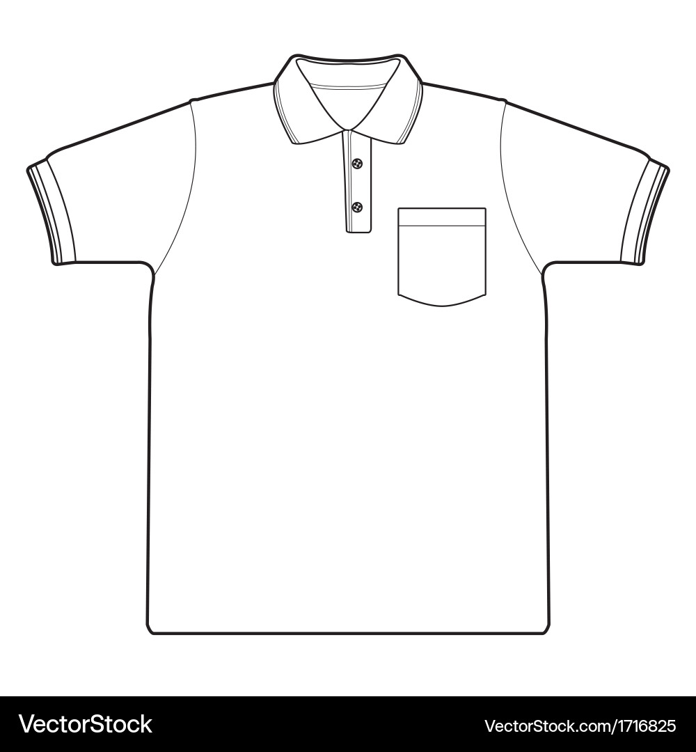 vector polo shirt outline Free Vector Polo Royalty Image shirt outline VectorStock vector polo shirt outline Free Vector Polo Royalty Image shirt outline VectorStock