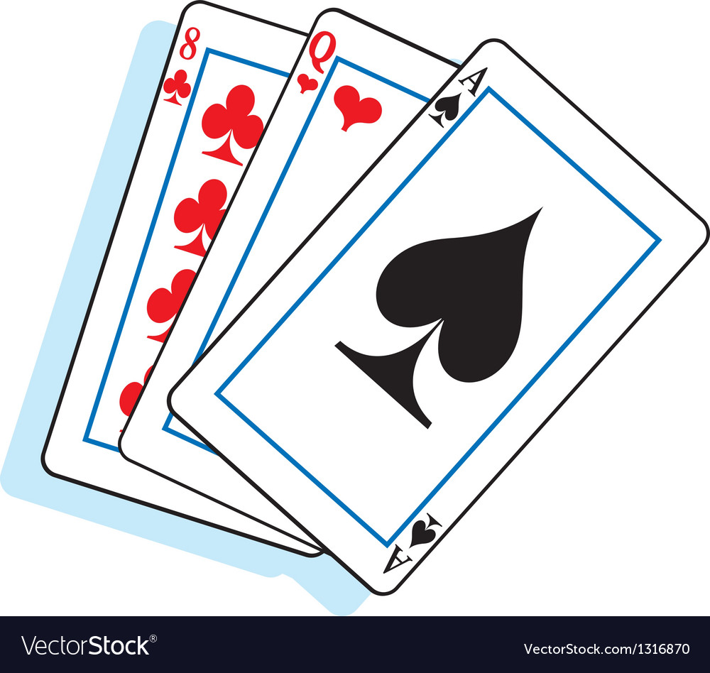 Cartoon Playing Cards Royalty Free Vector Image