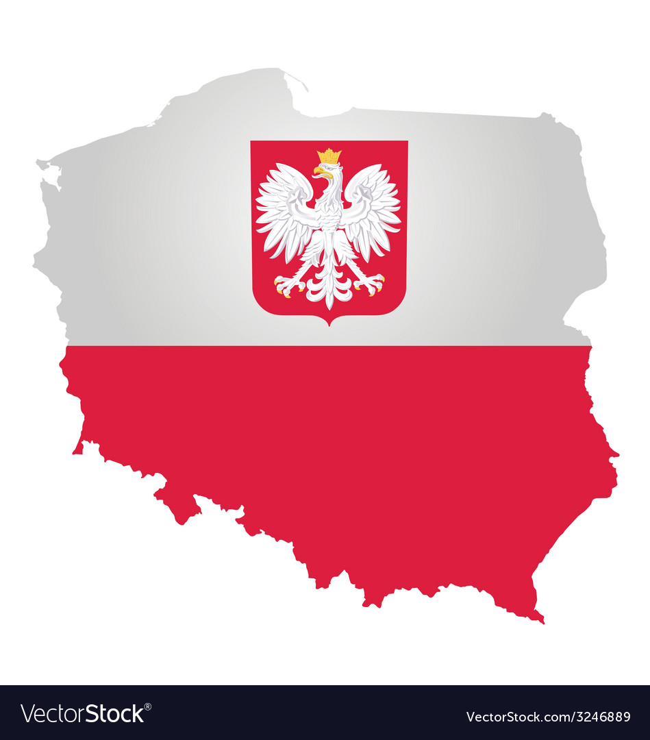 Download Poland Flag Royalty Free Vector Image - VectorStock