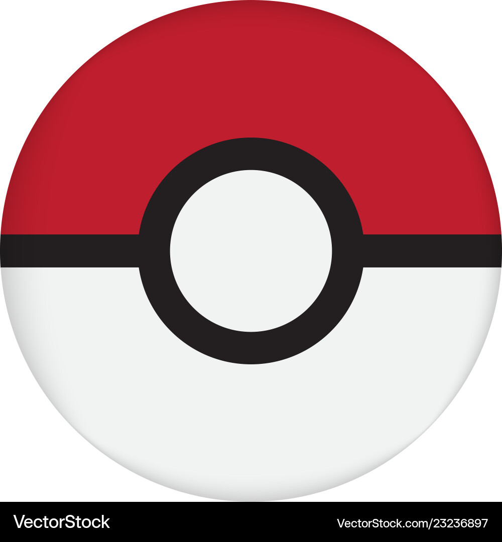 Pokemon Icon Logo Template Royalty Free Vector Image