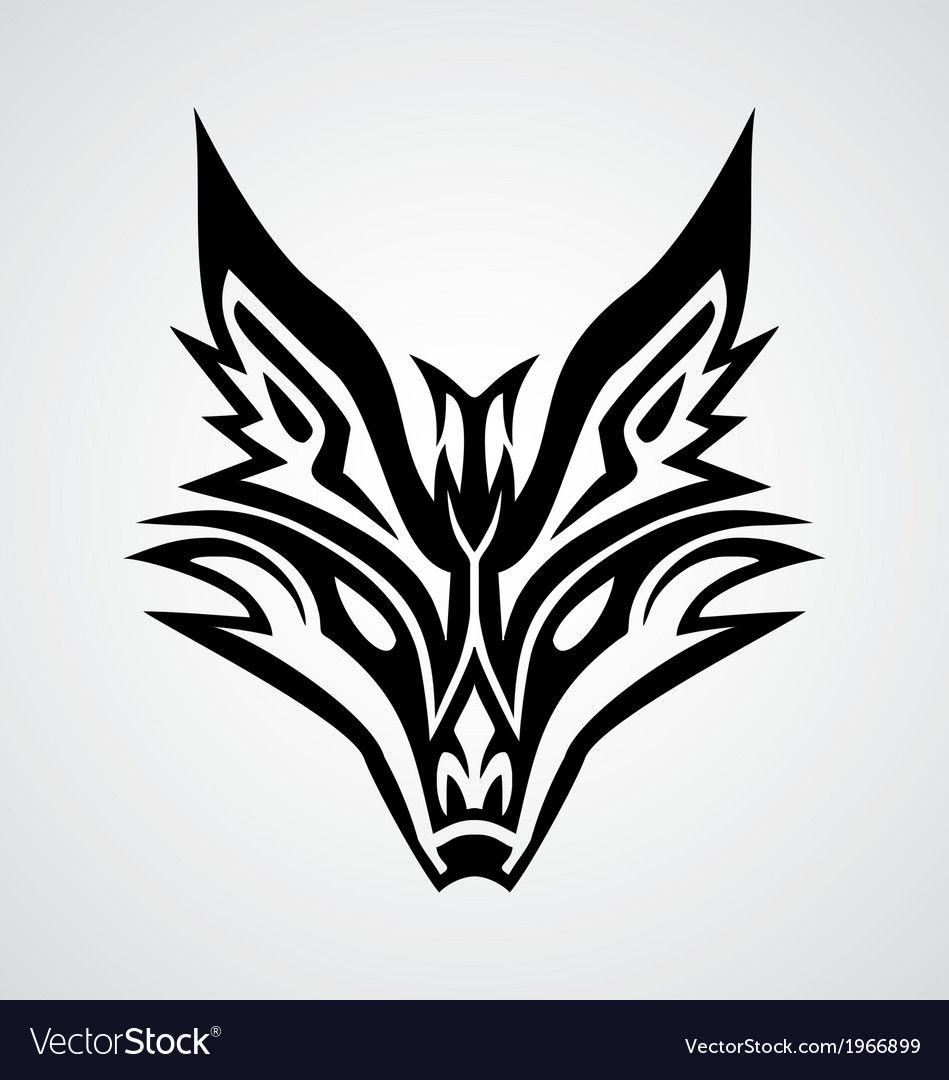 tribal fox face royalty free vector image vectorstock tribal fox face royalty free vector image vectorstock