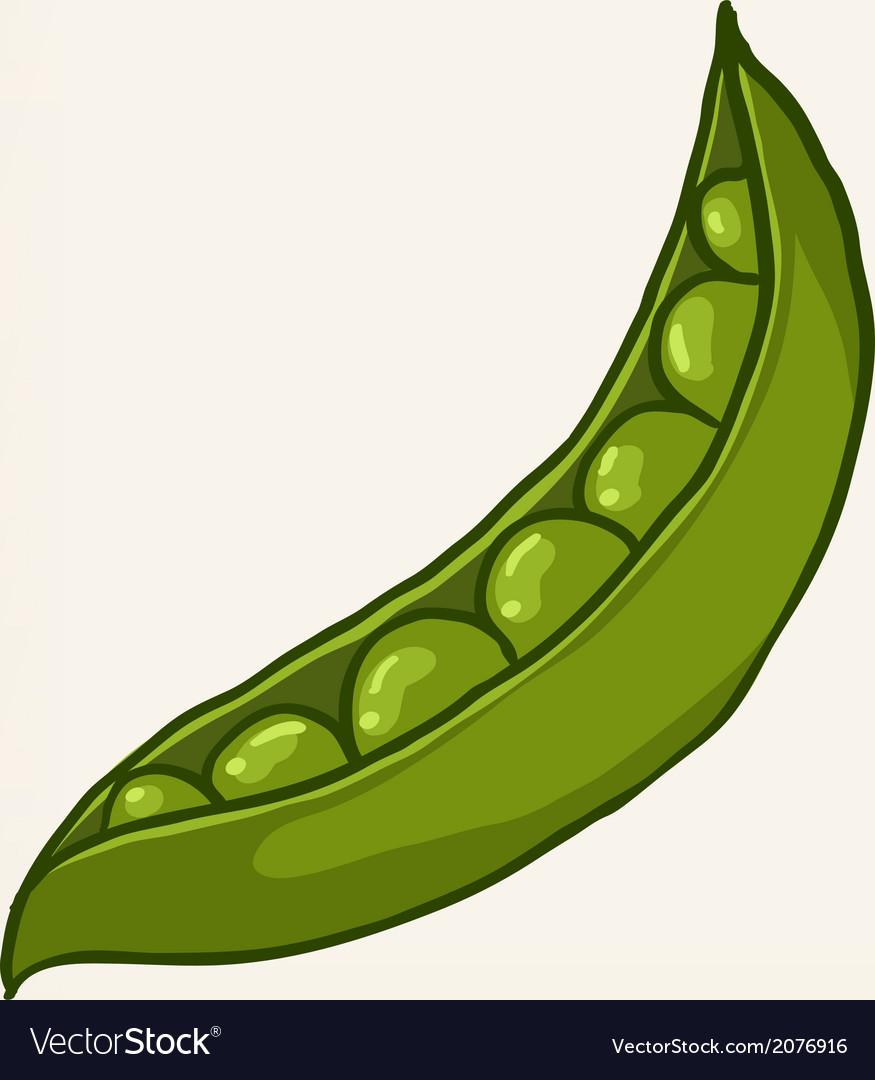 Download Cute hand drawn sweet pea Royalty Free Vector Image