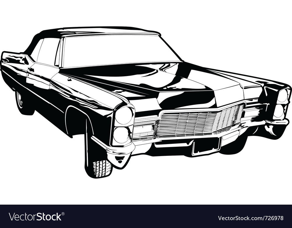 Old car Royalty Free Vector Image - VectorStock