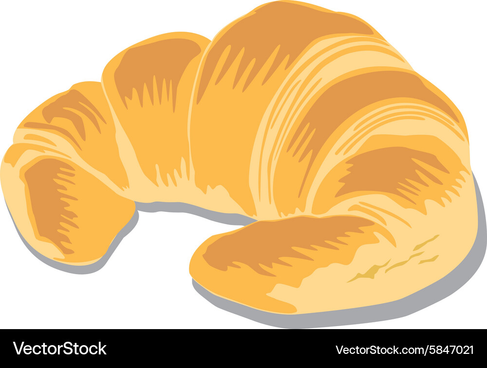 Croissant Royalty Free Vector Image - VectorStock