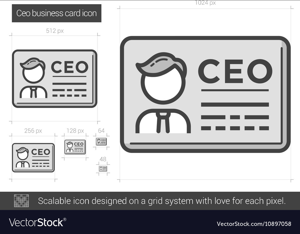 ceo business card