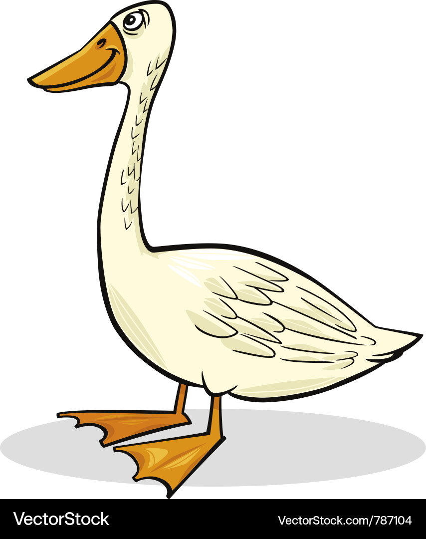 Cartoon goose Vector Image by Igor_Zakowski - Image #787104 - VectorStock