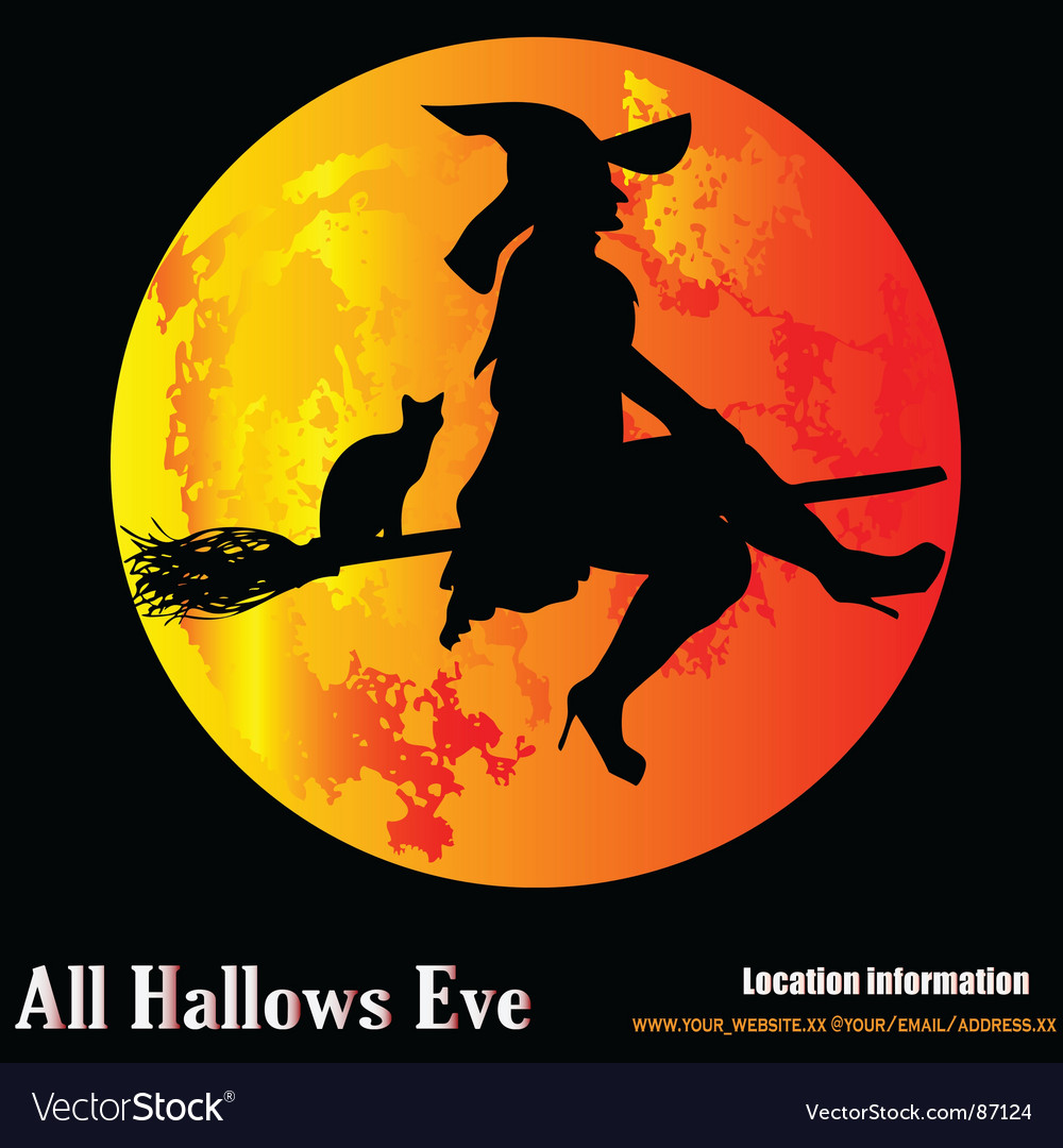 Halloween moon Royalty Free Vector Image VectorStock